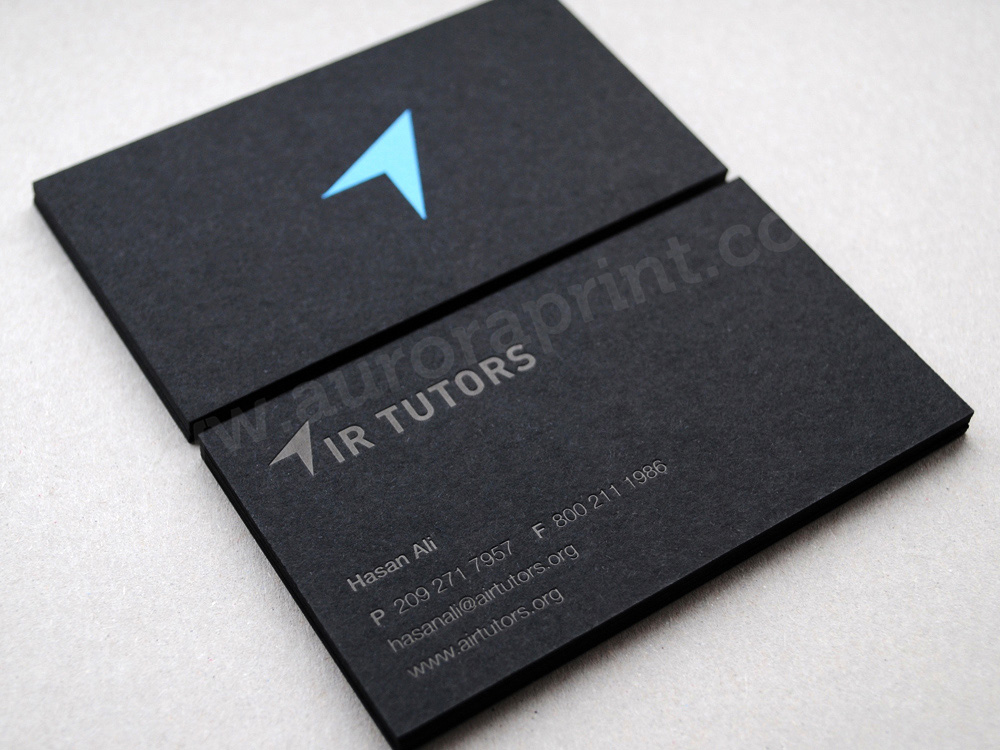Foil printed business cards and stationery image gallery